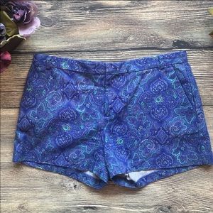 GAP Slash Pocket Paisley Chino shorts 3” inseam